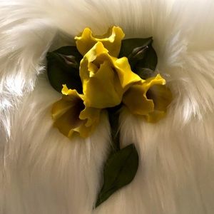 Vintage Capodimonte Iris flower.